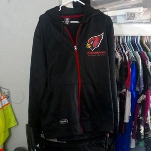 Arizona Cardinals Combine Training Zip up Hooded Top X-LARGE
